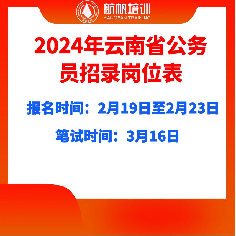 2024年云南省考試錄用公務員重要文件匯總及解答